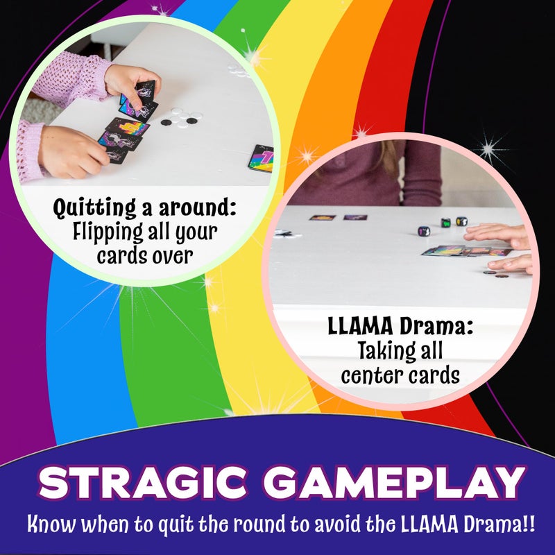 AMIGO Games Don't L.L.A.M.A. Dice Game - Fun and Strategic Llama-Themed Dice Game for Ages 8+ | 2-6 Players | Avoid Llama Drama and Shed Points - Image 5