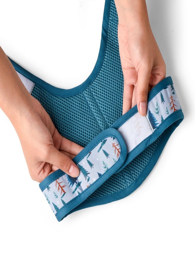 مايل هاي لايف سرج كلاب من مايل هاي لايف، سترة صدرية شبكية هوائية مزينة بالزهور للكلاب والقطط الصغيرة التي تزن 20 رطلاً، سهل الارتداء، مزود بمشابك سهلة التعديل حول الرقبة والصدر (لون رمادي، مقاس صغير، محيط الصدر 16-18 بوصة). - Image 5