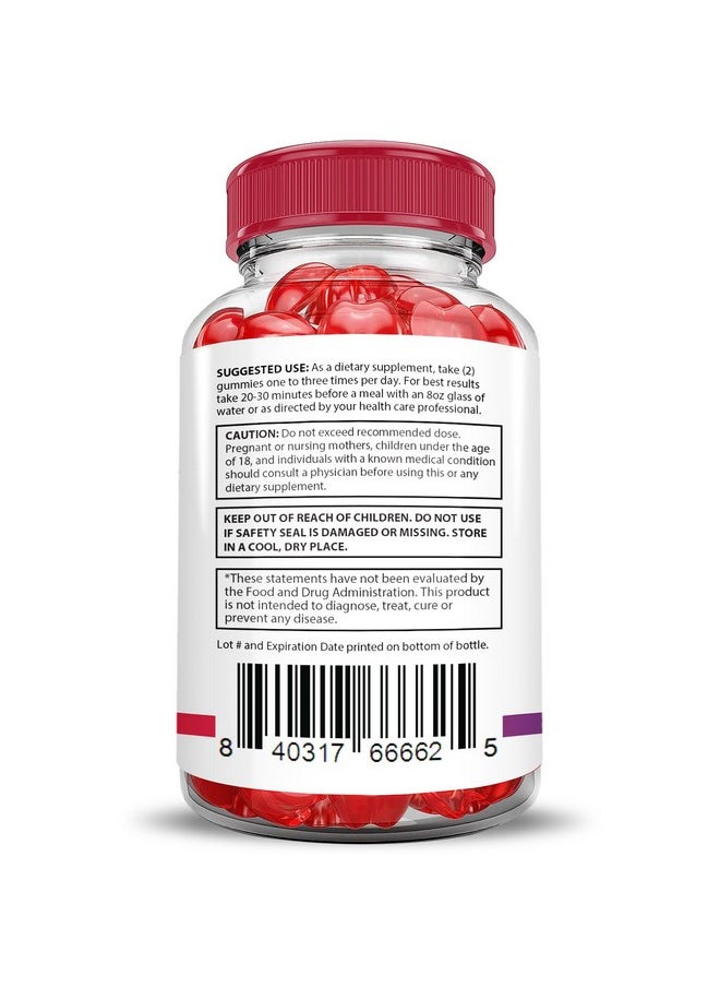 Justified Laboratories - Premier Keto ACV Gummies Extreme 2000MG Premier Keto Gummies Apple Cider Vinegar Formulated with Pomegranate Beet Juice Powder B12 Vegan Non GMO 60 Gummys - Image 1