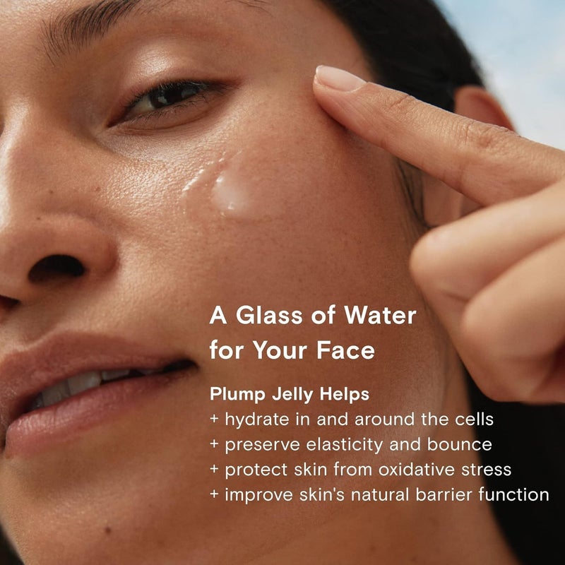 Moon Juice Plump Jelly Hyaluronic Acid Serum for Face - Hydrating Serum with Peptides & Mushrooms, Anti Aging Skincare for Dehydrated Skin, Barrier Support & Elasticity, Vegan & Cruelty-Free, 1 Fl oz - Image 2