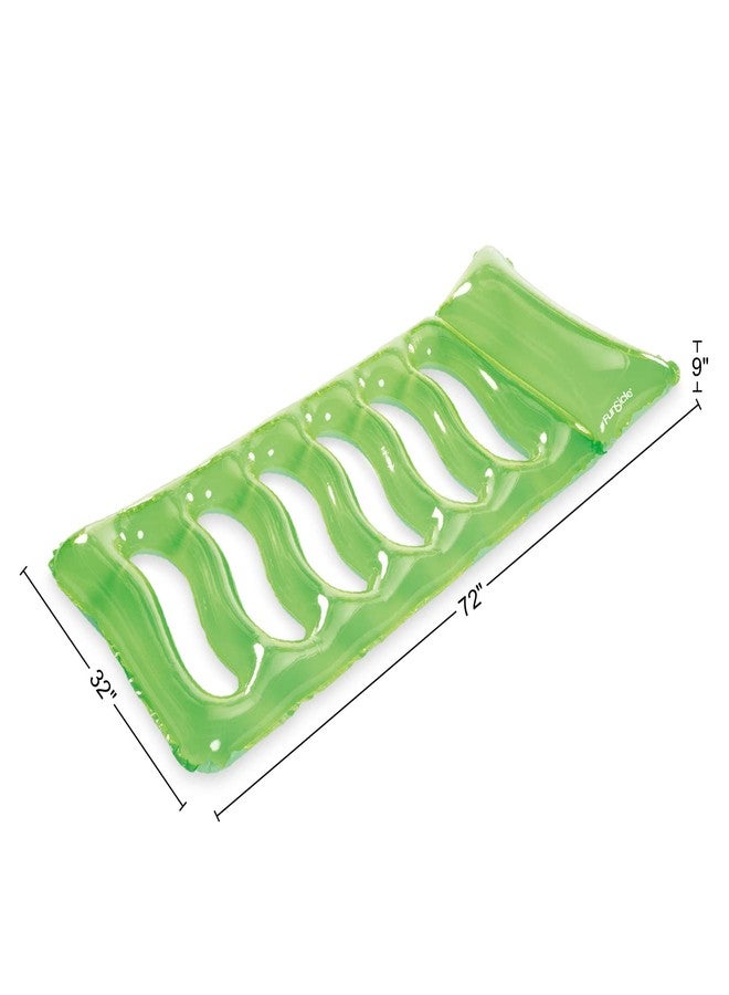 Funsicle 6 ft Cool Sunbather Inflatable Water Lounge Mat with Comfortable Headrest - Image 5