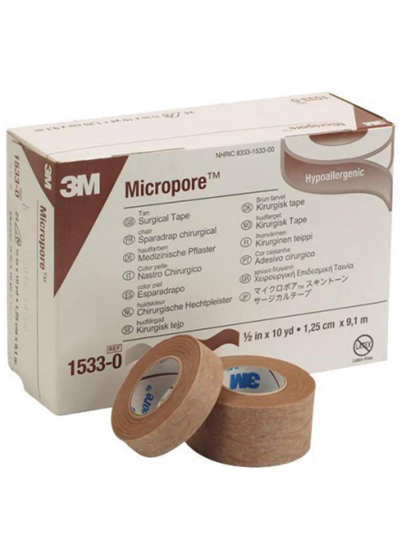 3M Two pieces of Micro Pore 3M nasal patches  - Image 2