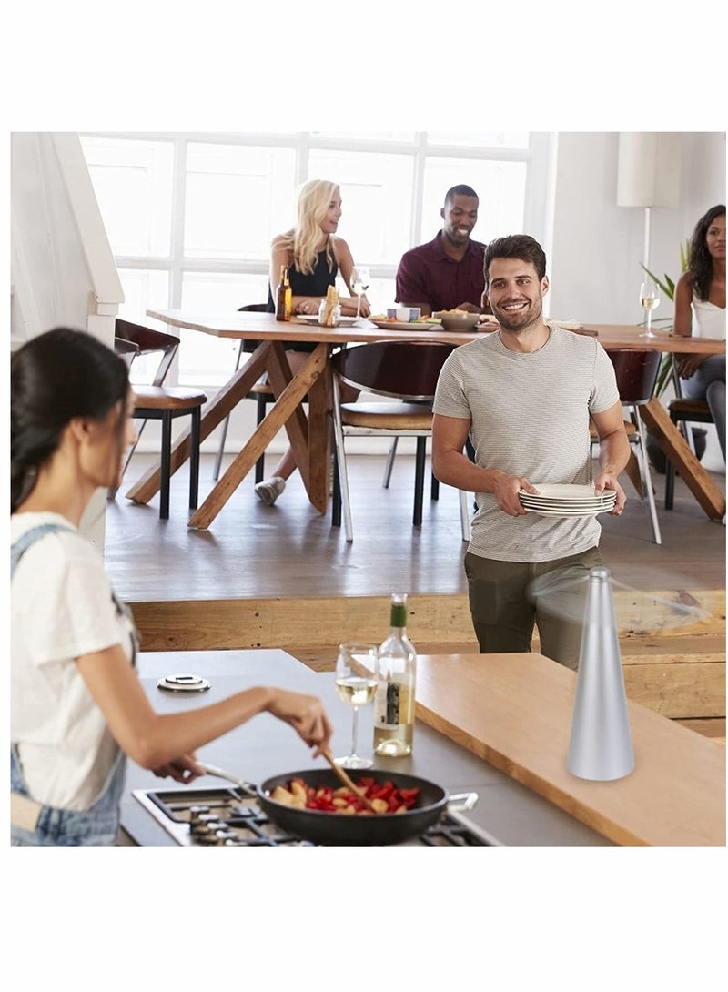 مروحة طاردة للذباب للداخل والخارج تبقي البعوض والذباب والحشرات بعيدًا عن الطعام التحكم الإلكتروني في الآفات مروحة طاردة للذباب المحمولة - Image 2