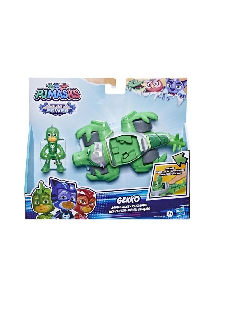 PJMASKS - Animal Power Deluxe Animal Riders - Gecko - Image 1