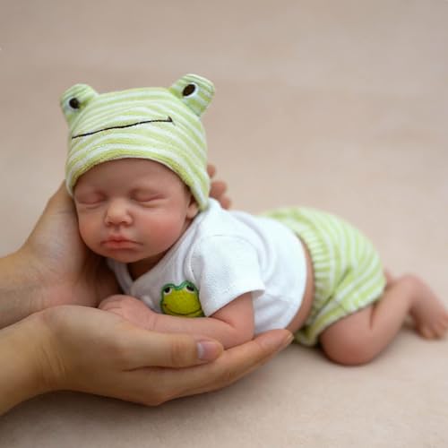 Miaio Mire Mire 12 Girl Micro Preemie Full Body Silicone Baby Doll Lulu Lifelike Mini Reborn Doll Surprice Children AntiStress My Melody - Image 5