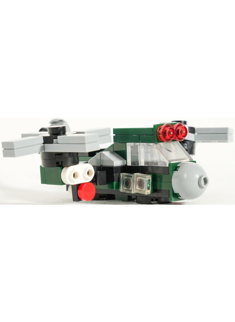 Blocky Blocks Building bricks toy with jelly beans candy (02 Helicopter)  - Image 1