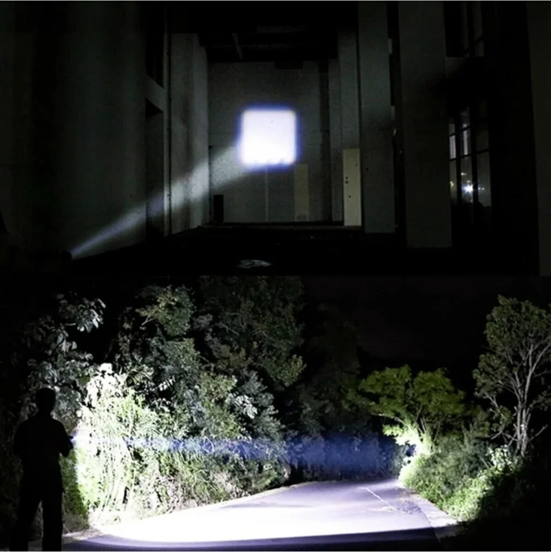 caddeoutlet New Model 2500 Lumens + 5W Cob LED USB Lion Rechargeable Ultra Powerful Waterproof Rechargeable Flashlight