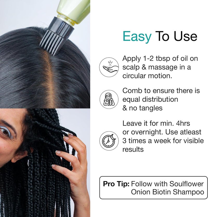 Soulflower Avocado Carrier Oil For Hair Growth, Face & Skin Care, Controls Acne, Moisturizing Scalp - 100% Pure, Organic, Natural Cold Pressed Oil, 6.77 Fl Oz / 200 ml - Image 2
