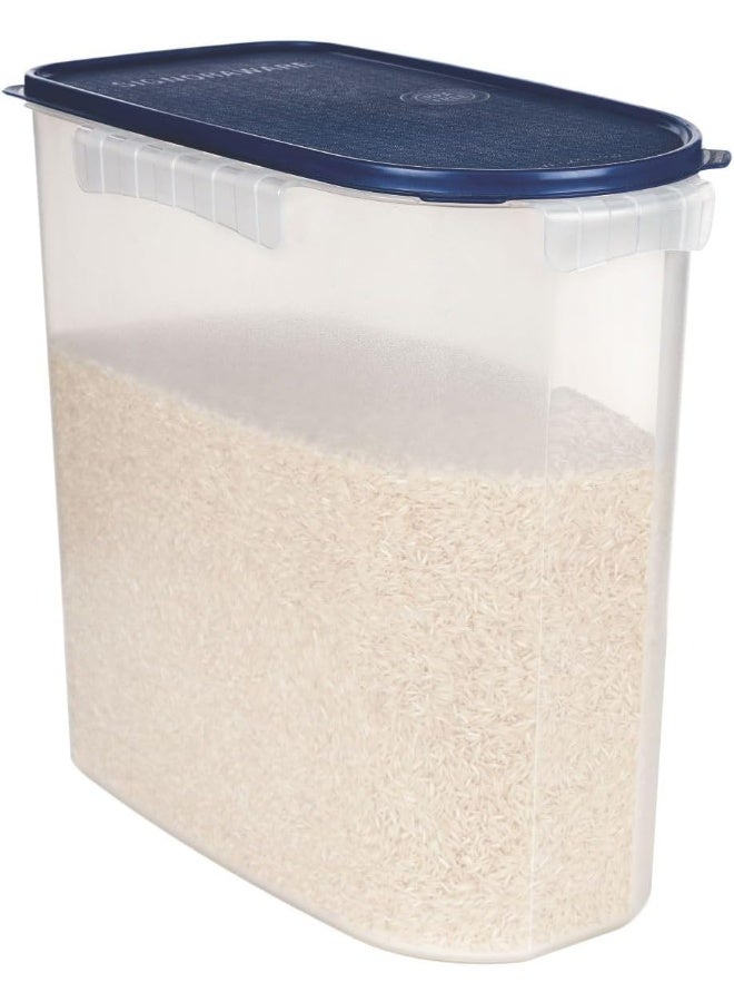 SignoraWare Rice keeper cum Kitchen Organiser, 24 litres, Blue - Ideal for Storing Rice, Grains, and Other Dry Goods - Image 1