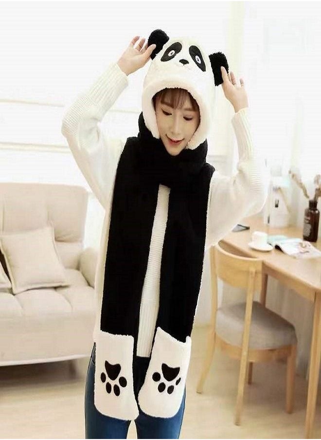 Generic Winter 3 In 1 Hat Scarf Gloves Set  - Image 1