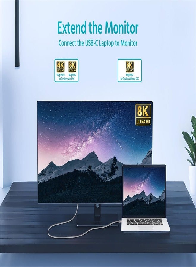 Monoprice USB4 Gen 2 Silicone Cable 6ft Gray - Image 5