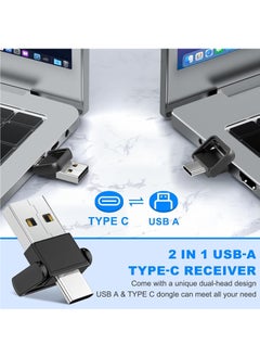 كادييب 2 في 1 USB من النوع C قابل للشحن لاسلكي قابل لإعادة الشحن عن بعد لجهاز التحكم عن بعد للعروض التقديمية للعروض التقديمية PPT، 2.4 جيجا هرتز 2.4 جيجا هرتز جهاز التحكم عن بعد للعروض التقديمية باور بوينت للماك / كمبيوتر / كمبيوتر محمول / كمبيوتر محمول / كيبوت  - Image 4