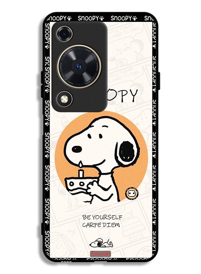 Tolwak Huawei Nova Y72S Protective Case Cover Snoopy Be Yourself