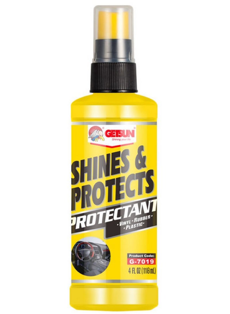 GETSUN Shines & Protects Protectant For Vinyl Rubber & Plastic High Gloss & Sunscreen Formulation 118 ML - Image 1
