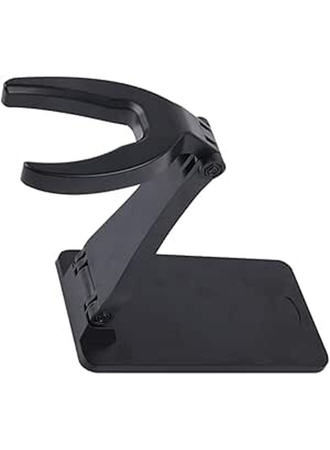 Adjustable Foldable Barcode Scanner Stand Black Portable Desktop Holder Multi Angle Stable Support - Image 1