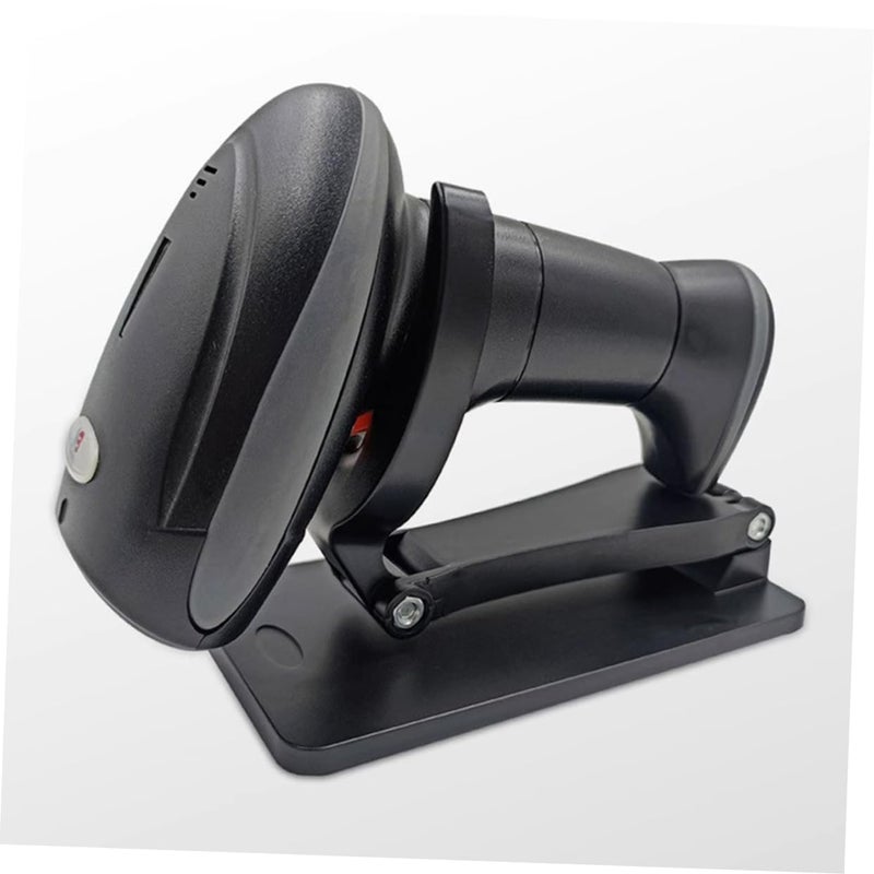 Adjustable Foldable Barcode Scanner Stand Black Portable Desktop Holder Multi Angle Stable Support - Image 5