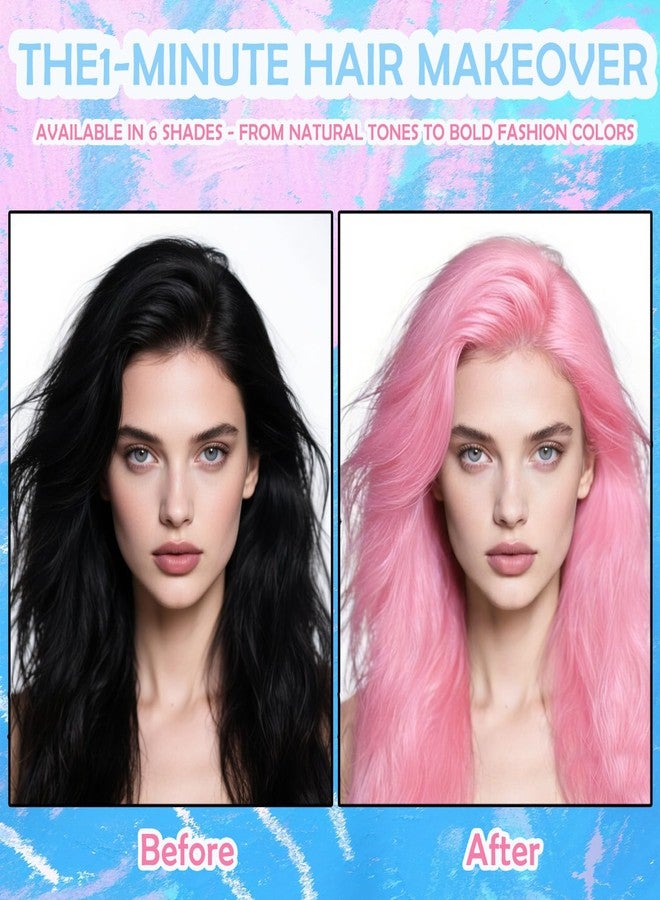 ZARICS Pink Hair Spray, Pink Hair Spray Color Temporary, Hair Dye, Temporary Hair Color Spray For Kids Women, Washable & Non-Sticky Hair Wax For Cosplay Party, DIY, Christmas Party, Halloween (120 ml) - Image 2