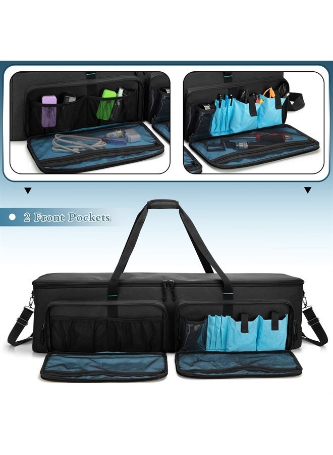 samdew Astronomical Telescope Case, 40.8" Large Telescope Storage Bag for Telescope Tube & Tripod, Soft Padded Telescope Accessories Carry Case & Counterweight Bag Compatible with Celestron Telescope - Image 2