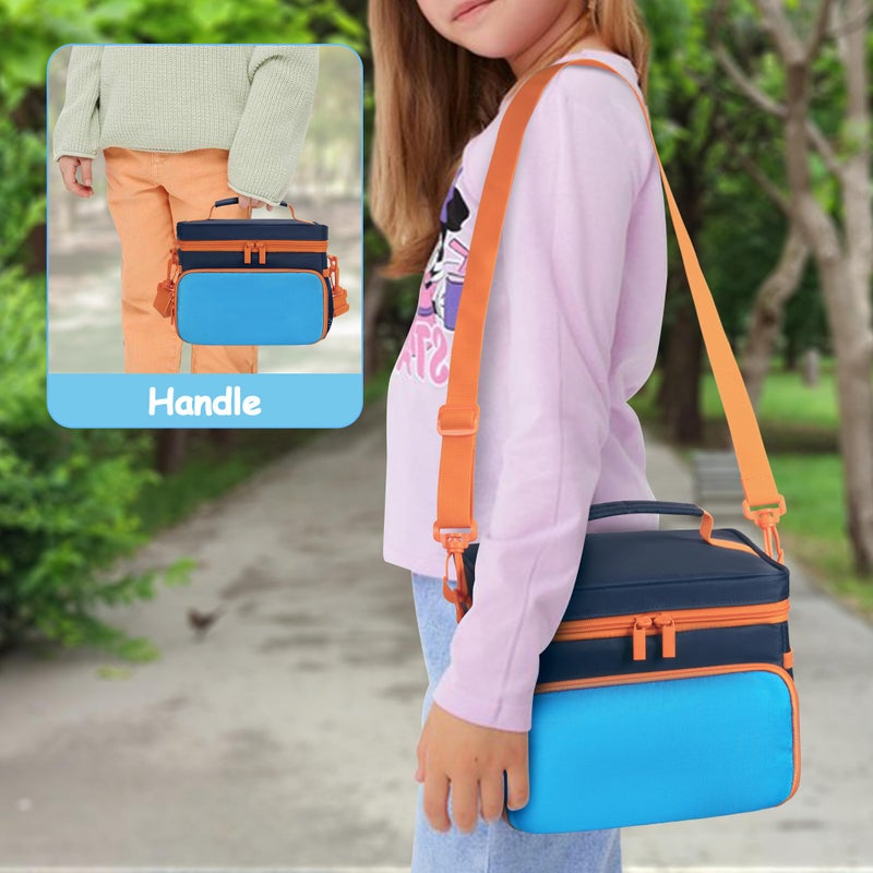 GRAOSO Carrying Case Compatible With Yoto Player (3Rd Generation)  Card Holder Hold Up To 30 Cards  Travel Storage Bag For Bluetooth Audio Speaker & Headphone Accessories  Blue (Case Only) Patented Design - Image 5