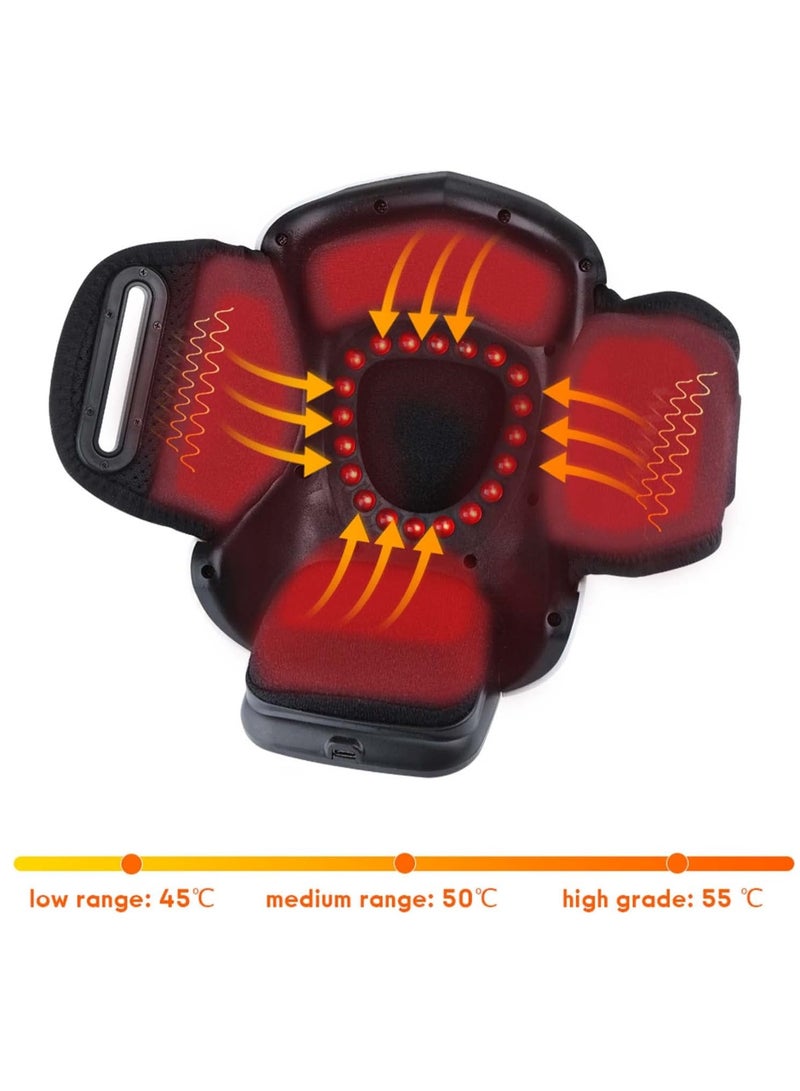 Mi VAZA Wireless Knee Massager, Electric Heating Knee Massager, Infrared Heating Knee Pads With LCD Display, Air Pressure And Vibration Knee Pain Relief Device For Swelling Stiff Joints, And Muscles Injuries - Image 4