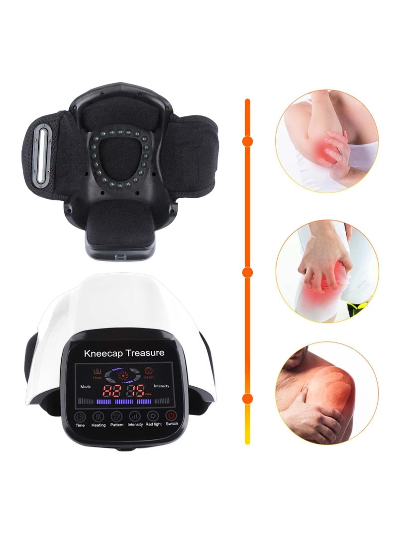 Mi VAZA Wireless Knee Massager, Electric Heating Knee Massager, Infrared Heating Knee Pads With LCD Display, Air Pressure And Vibration Knee Pain Relief Device For Swelling Stiff Joints, And Muscles Injuries - Image 2