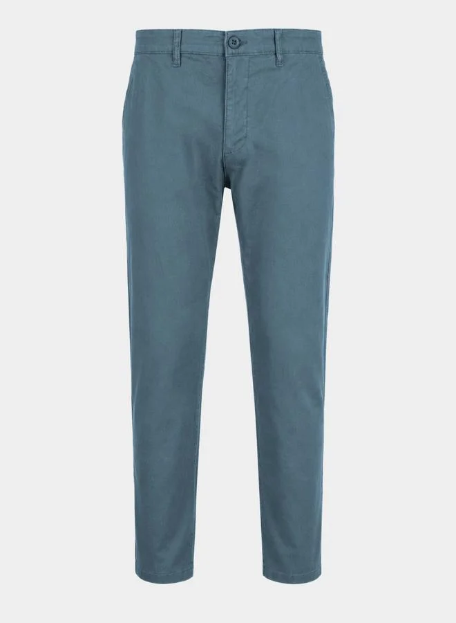 The Indian Garage Co  Men Slim Fit Mid Rise Chinos for Men | Best Price UAE