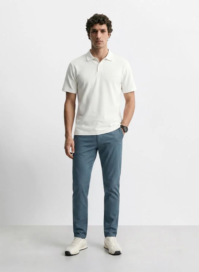 The Indian Garage Co Men Slim Fit Mid Rise Chinos