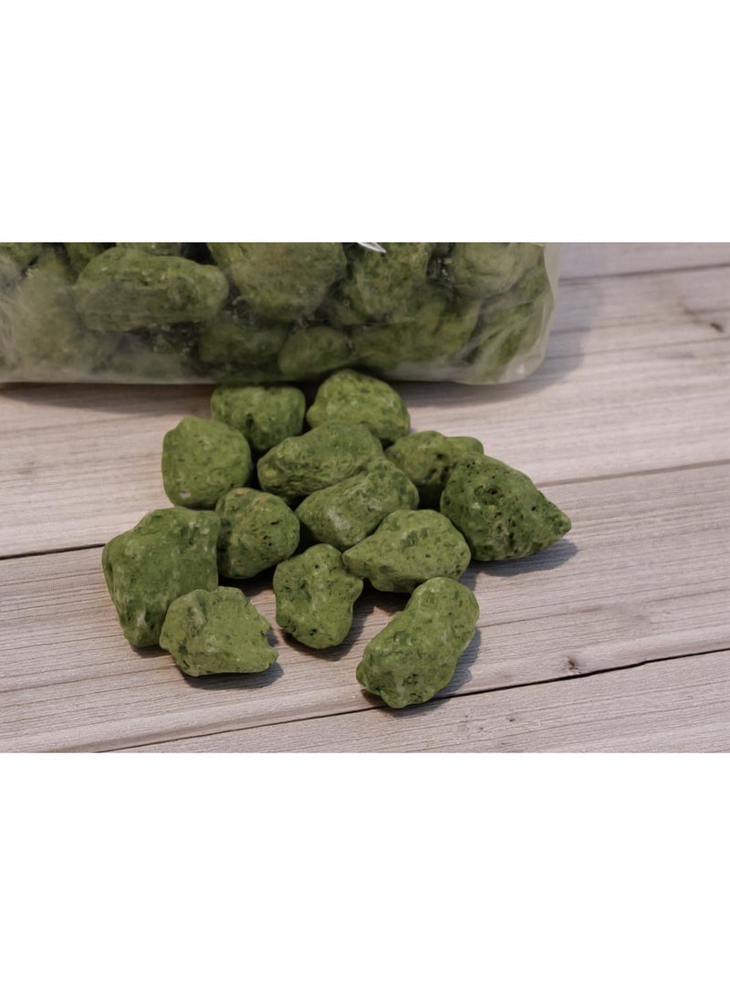 Generic Decorative River Rocks Collection, Natural Stone Pebbles Green - Image 2