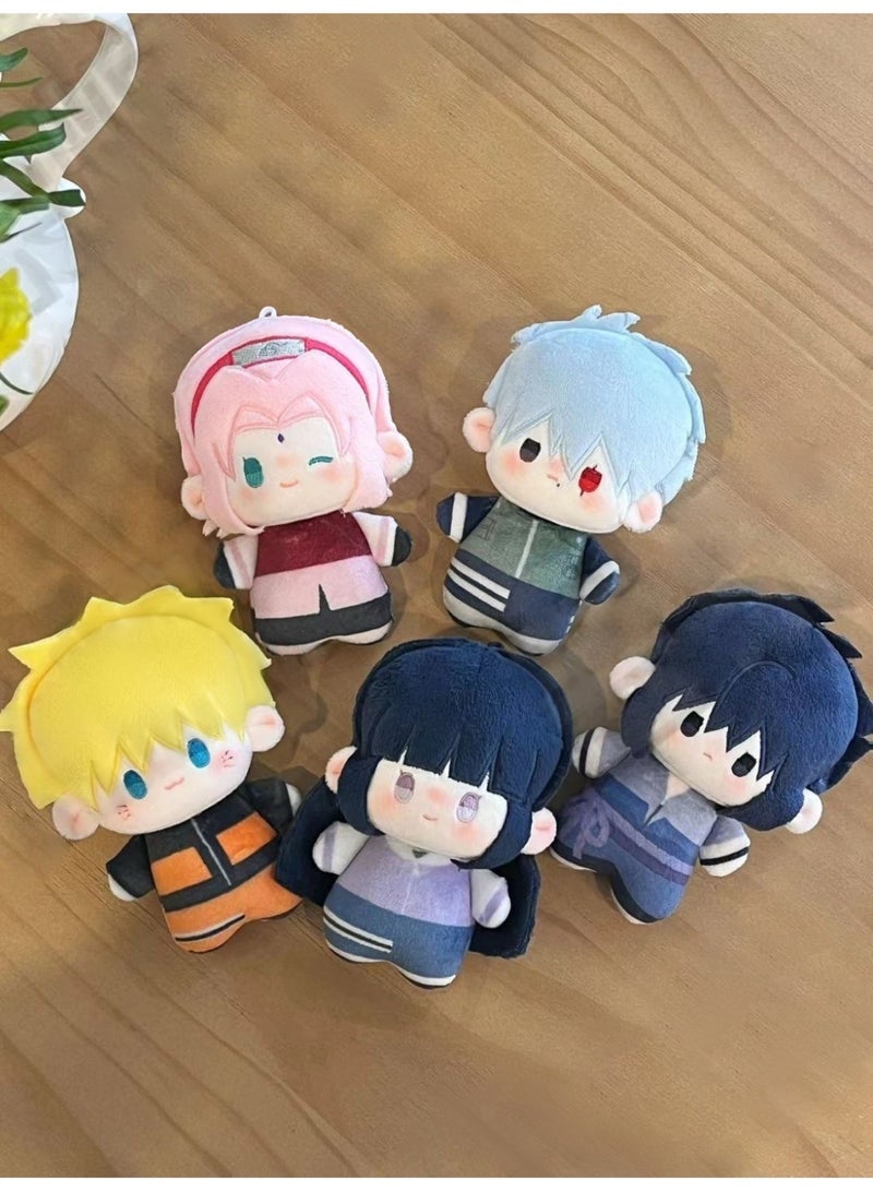 general Naruto Doujin peripheral Naruto Sasuke 10cm cotton Doll Pendant is the best gift for family and friends - Image 3