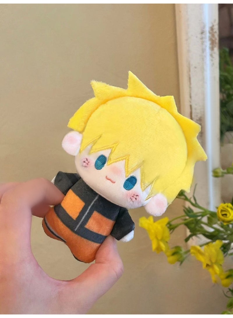 general Naruto Doujin peripheral Naruto Sasuke 10cm cotton Doll Pendant is the best gift for family and friends - Image 2