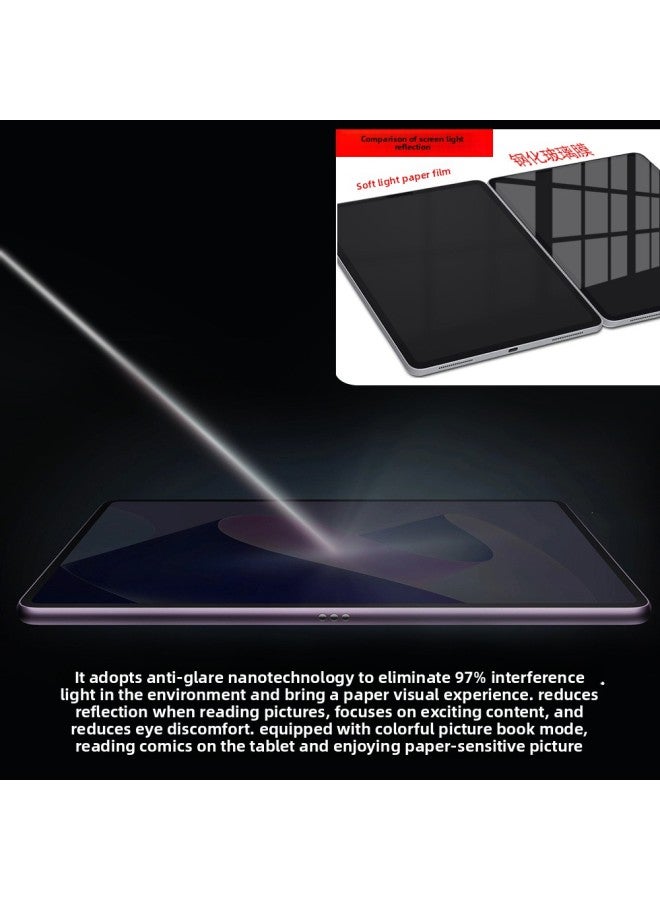 Paper-sensitive Soft Light Film For Apple IPad For Huawei Tablet 3A Writing Paper Painting Eye Protection Film AR/AG/AF-Color:Paper-sensitive Soft Light Film♥Free Cleaning Cloth♥Test Film-Size:For H - Image 3