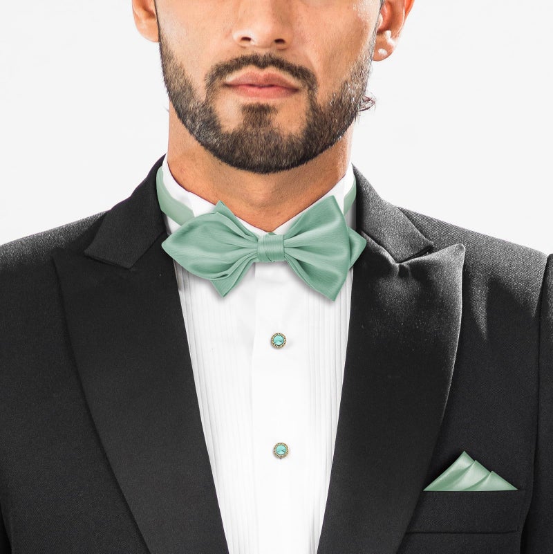 HAWSON Bow Ties for Men Pre-tied Adjustable Bow Tie Formal Style for Tuxedo, Wedding Business Party Graduation - Image 2