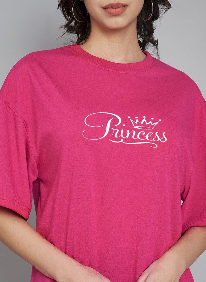 Trend Level Women Typography Printed T-shirt - Image 2