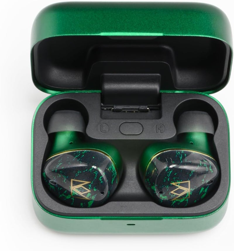 Noble Audio FoKus Rex5 True Wireless Bluetooth Stereo Earbuds with Mic, Sound Personalization, Green - Image 2