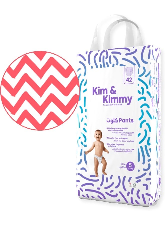 كيم آند كيمي - بنطلون مقاس 5 ، 12-17 كجم الكمية 42 - Image 1