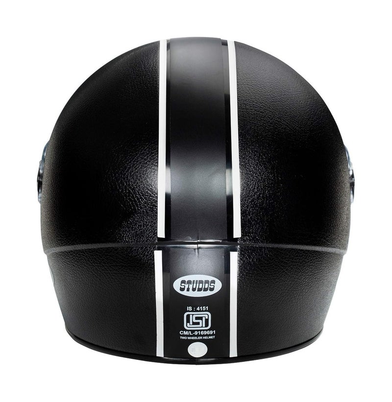 Studds Chrome Eco Full Face Helmet- Black (L), Motorcycling - Image 4