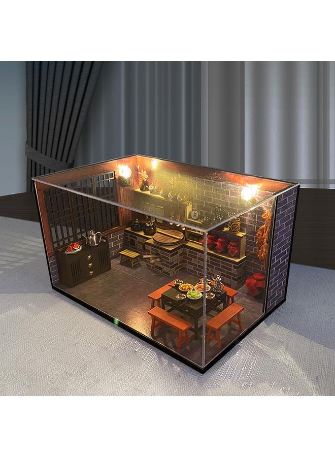 الأزرق جي دبليو منزل Meiyai diy كوخ قديم الطراز Yao Hua Han Ju الرجعية - Image 1