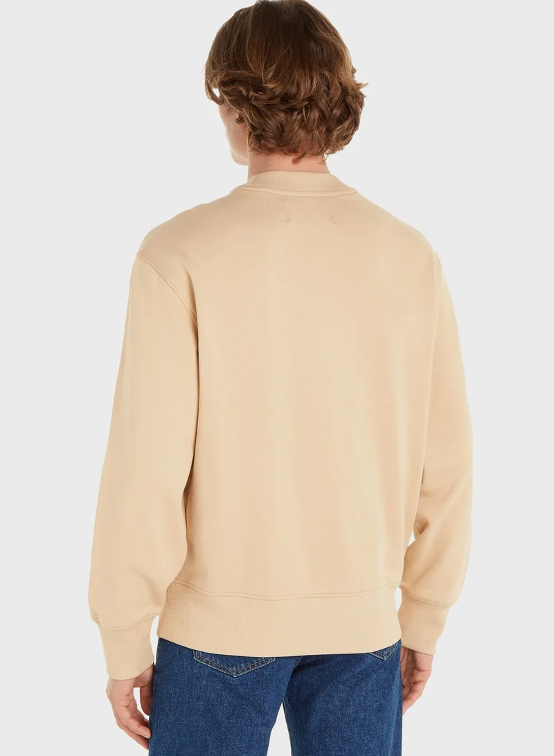 Calvin Klein Jeans Logo Crew Neck Sweatshirt