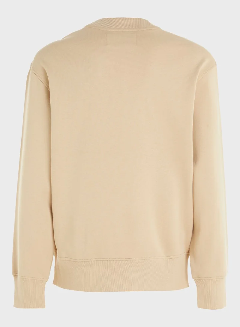 Calvin Klein Jeans Logo Crew Neck Sweatshirt