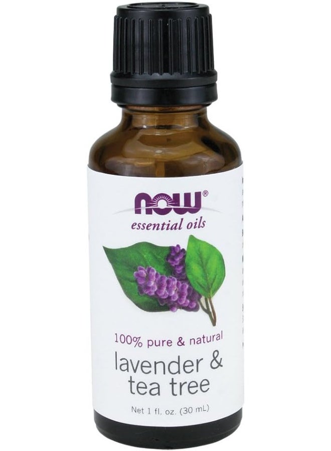 Now Foods Lavender & Tea Tree Oil - 1 oz. 4 Pack