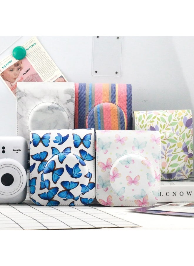 Generic Mini12 Camera Bag Specialized Pattern Camera Storage Bag Simple/casual/versatile One Piece Agent Exclusive Product-Color:Blue Butterfly  - Image 2