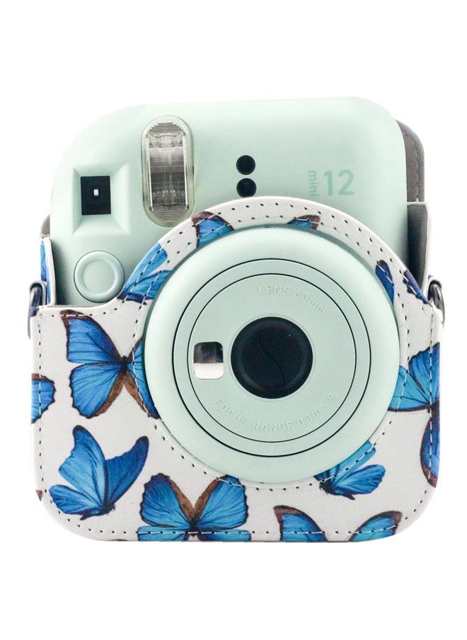 Generic Mini12 Camera Bag Specialized Pattern Camera Storage Bag Simple/casual/versatile One Piece Agent Exclusive Product-Color:Blue Butterfly  - Image 1