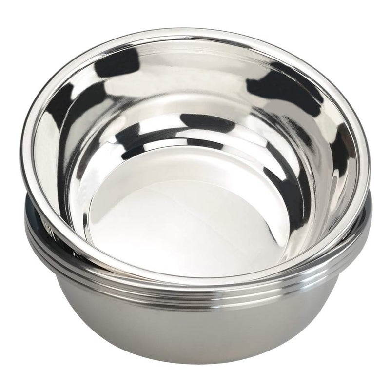 Anbers 18/10 Stainless Steel Mixing Bowl  9.6 Inch Wide Metal Prep Bowls  4 Packs - Image 1