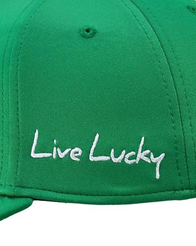 Black Clover Unisex Premium Clover 58 Green/White Fitted Golf Hat, Small/Medium - Image 3