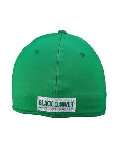 Black Clover Unisex Premium Clover 58 Green/White Fitted Golf Hat, Small/Medium - Image 4