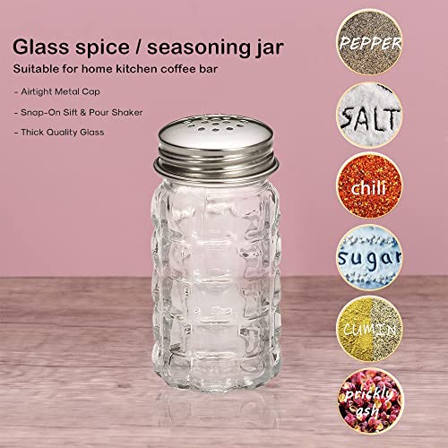 1st Choice Retro Style Salt and Pepper Shakers with Stainless Tops (2) - Image 3