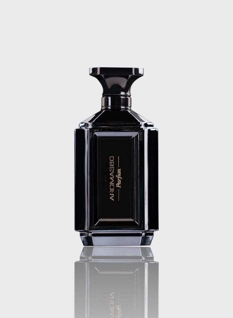 Black Unisex Parfum - Bergamont, Sage, Tiare Flower, Saffron, Moss - Perfume Oil & Mens Cologne - Perfumes for Women & Men - Vegan - 200mL