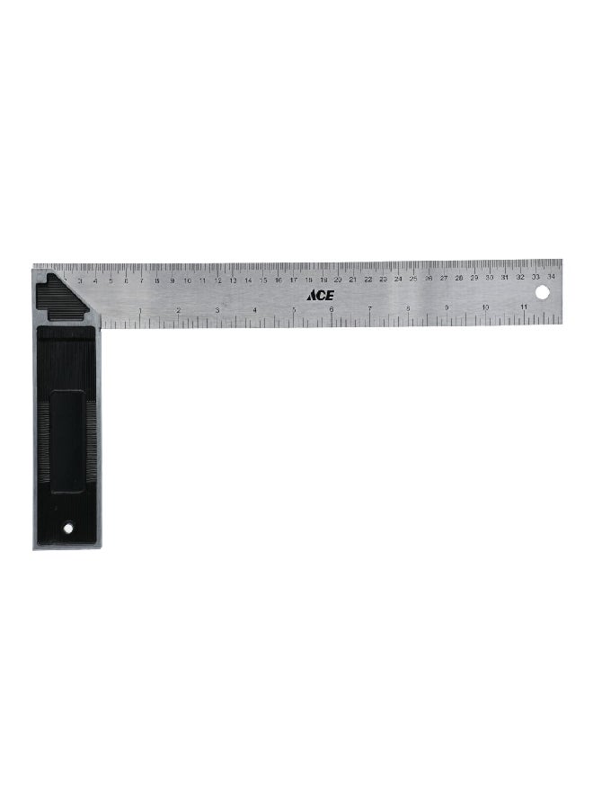 آيس ستانلس ستيل تري مربع فضي واسود 12 بوصة TG0812-12 - Image 2