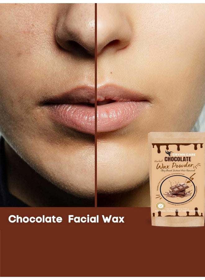 Generic Crynnn Care Chocolate Herbal Wax Powder For All Skin Types | Chemical-Free & No Side-Effects, Suitable For Both Men & Women, 10 Minutes Painless Hair Removal Powder- 100g  - Image 5