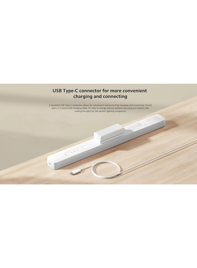 Xiaomi Magnetic Reading Desk Lamp – Touch Control, 3 Brightness Levels, USB Rechargeable, 3M Adhesive Mount, Eye-Caring LED Light, Wireless, Wall-Mountable – Ideal for Study, Bedside, Office - Image 5